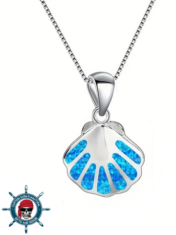 Necklace Blue Opal