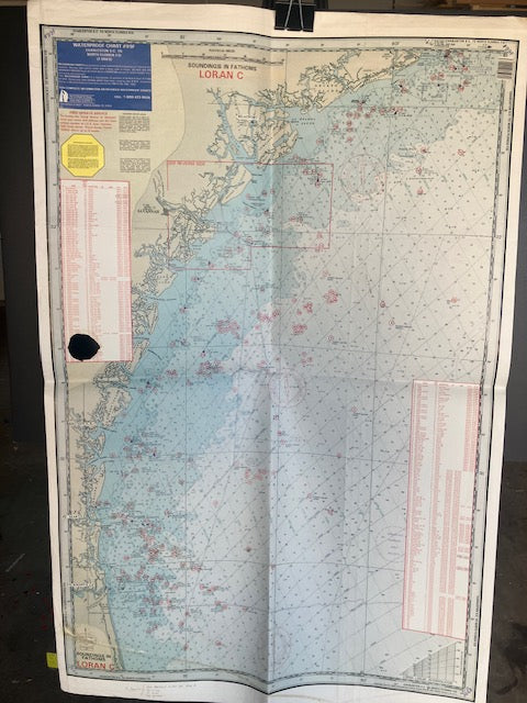 Used - Authentic Decorative Nautical Chart # 99F