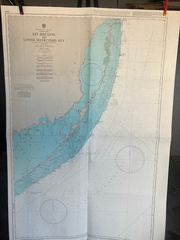 Used - Authentic Decorative Nautical Chart # 1097
